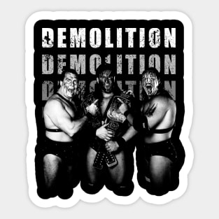Demolition Trio Sticker